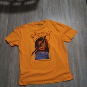 HORROR MOVIE Chucky yellow Men’s T-Shirt XL HALLOWEEN